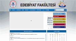 Desktop Screenshot of edebiyat.erciyes.edu.tr