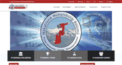 Desktop Screenshot of mekatronik.erciyes.edu.tr