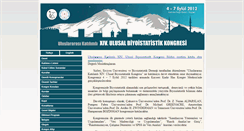 Desktop Screenshot of biyoistatistik2012.erciyes.edu.tr