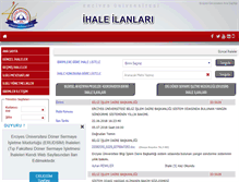 Tablet Screenshot of ihale.erciyes.edu.tr