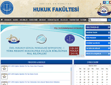 Tablet Screenshot of hukuk.erciyes.edu.tr