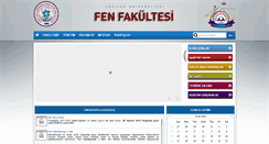 Desktop Screenshot of fen.erciyes.edu.tr