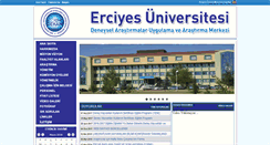 Desktop Screenshot of dekam.erciyes.edu.tr