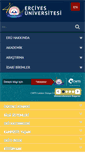 Mobile Screenshot of erciyes.edu.tr