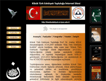 Tablet Screenshot of klasikedebiyat.erciyes.edu.tr